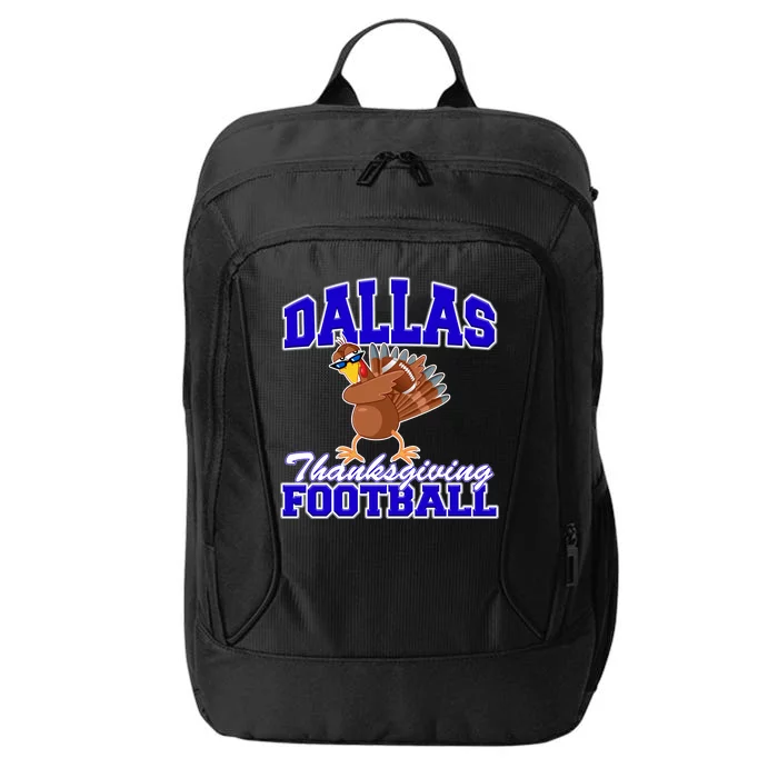 Dallas Thanksgiving Football Funny Dabbing Turkey City Backpack