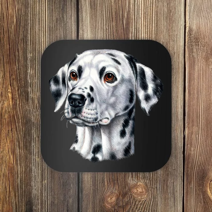 Dalmatian Face Coaster