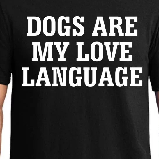 Dogs Are My Love Language Gift Pajama Set