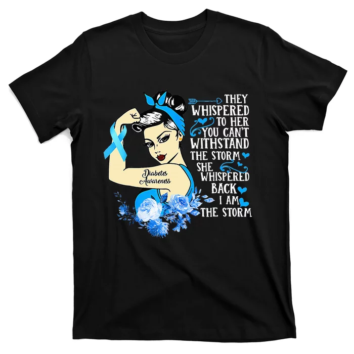 Diabetes Awareness Month Powerful Warrior T-Shirt