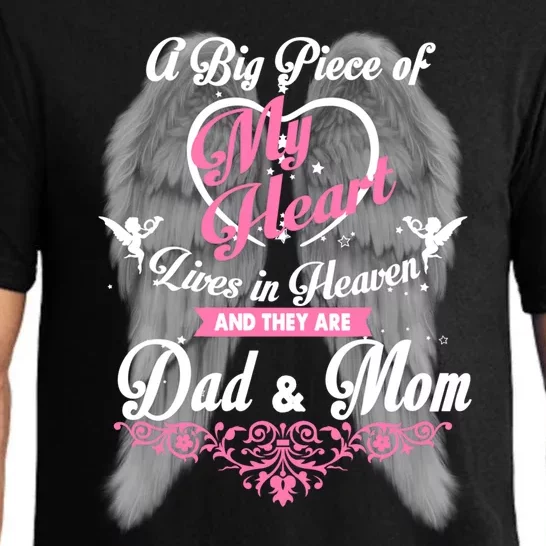 Dad And Mom My Angels Memories Of Parents In Heaven Gift Pajama Set