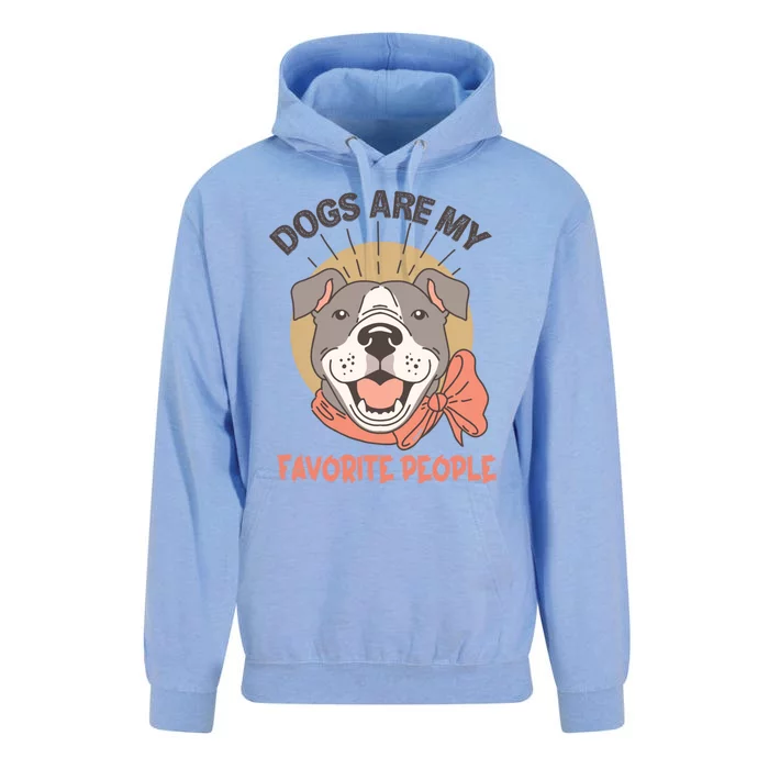 Dogs Are My Favorite People Cool Gift Unisex Surf Hoodie