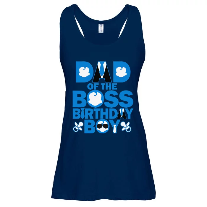 Dad And Mom Boss Birthday Baby Family Decorations Ladies Essential Flowy Tank