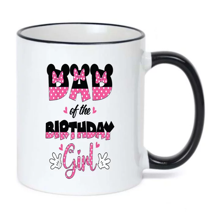 Dad And Mom Birthday Girl Mouse Family Matching Black Color Changing Mug