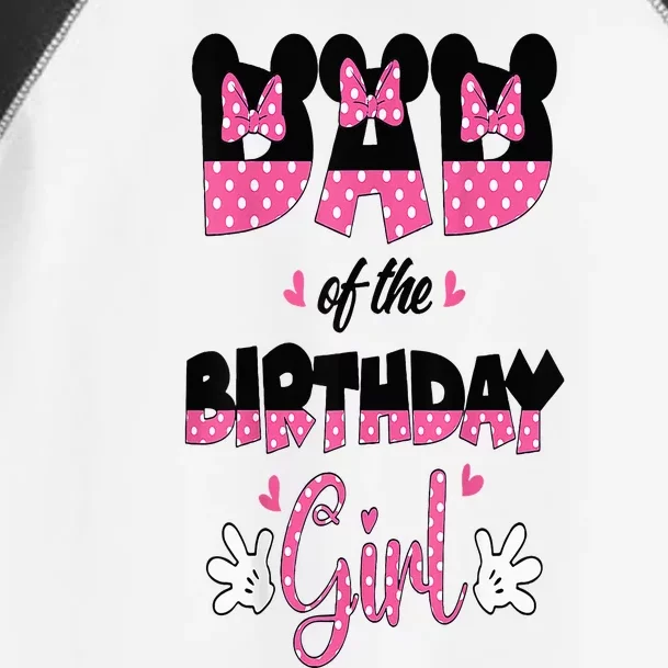 Dad And Mom Birthday Girl Mouse Family Matching Toddler Fine Jersey T-Shirt