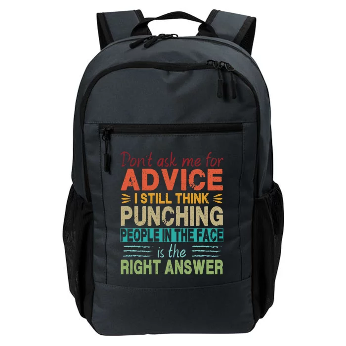 Don't Ask Me For Advice Retro Daily Commute Backpack