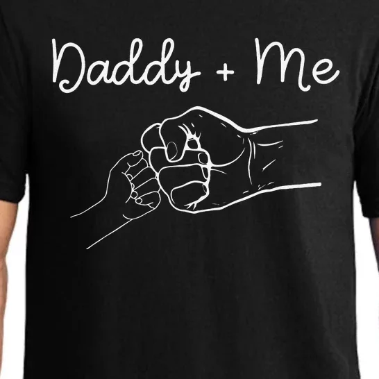 Daddy And Me Best Dad Ever Fist Bump Funny Fathers Day Pajama Set