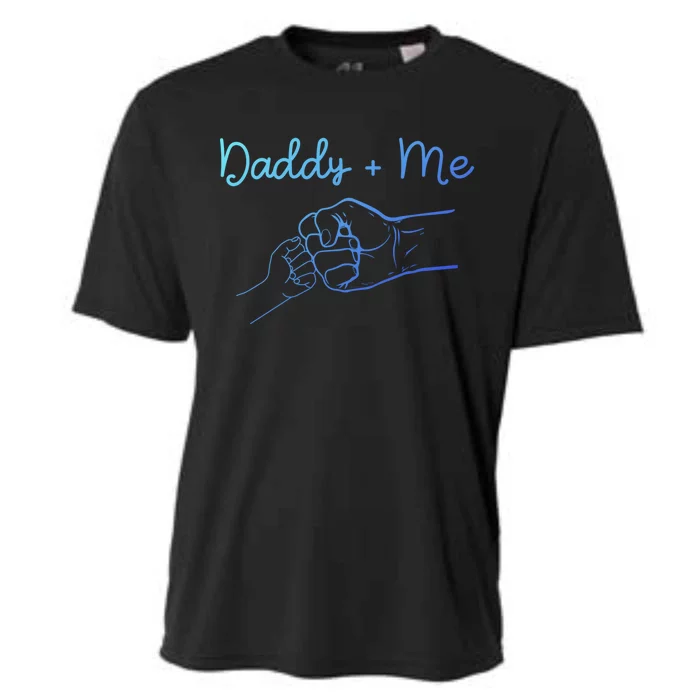 Daddy And Me Best Dad Ever Fist Bump Funny FatherS Day Gift Cooling Performance Crew T-Shirt