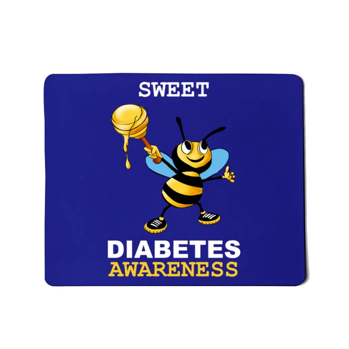 Diabetes Awareness Month Great Gift Sweet Diabetic Bee Diabetes Cool Gift Mousepad