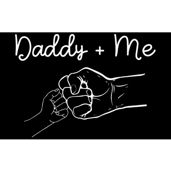 Daddy And Me Best Dad Ever Fist Bump Funny Fathers Day Bumper Sticker