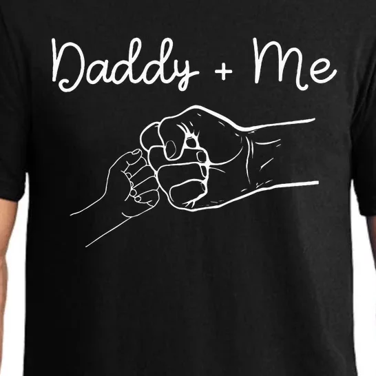 Daddy And Me Best Dad Ever Fist Bump Funny FatherS Day Pajama Set