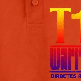 Diabetes Awareness Month T1d Diabetes Warrior Gift Dry Zone Grid Performance Polo