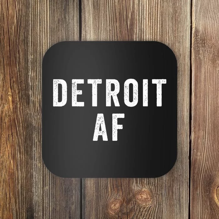 Detroit Af Michigan Urban Hipster Coaster