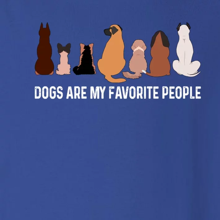 Dogs Are My Favorite People Funny Pet Lover Cute Gift Toddler Long Sleeve Shirt