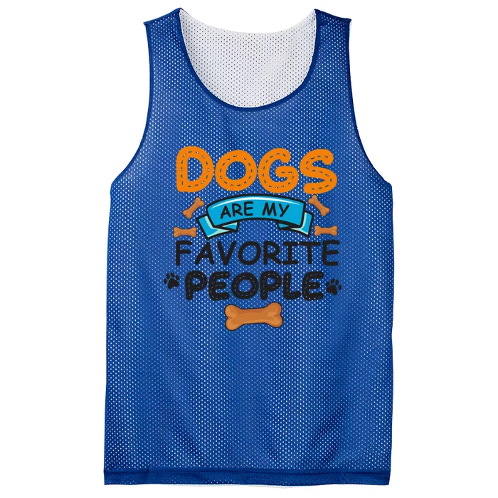 Dogs Are My Favorite People Funny Dog Owner Doggo Meaningful Gift Mesh Reversible Basketball Jersey Tank