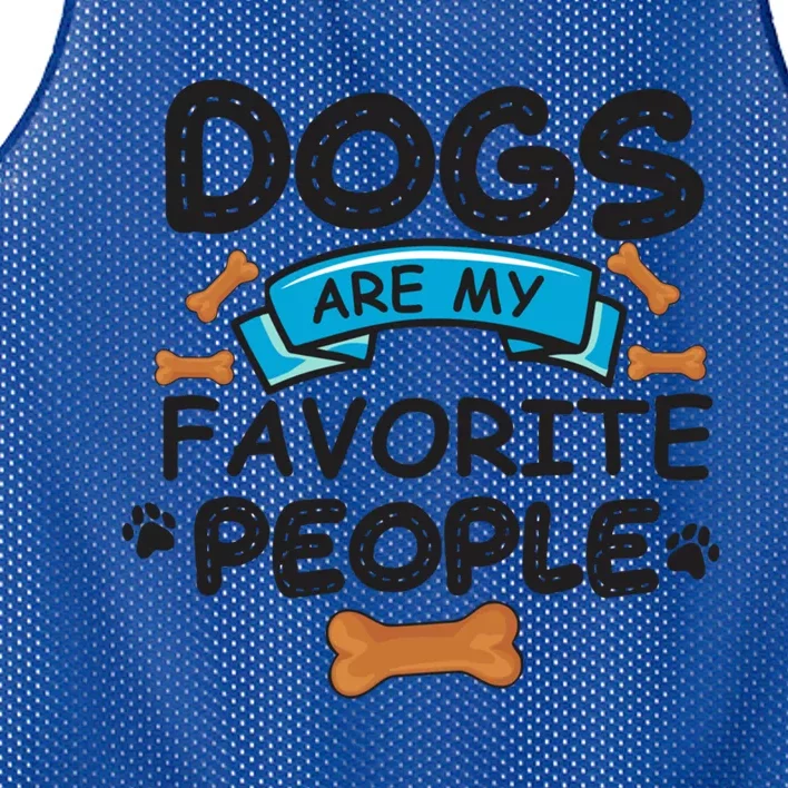 Dogs Are My Favorite People Funny Dog Owner Doggo Gift Mesh Reversible Basketball Jersey Tank