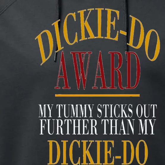 Dickiedo Award My Tummy Sticks Out Further Than Performance Fleece Hoodie