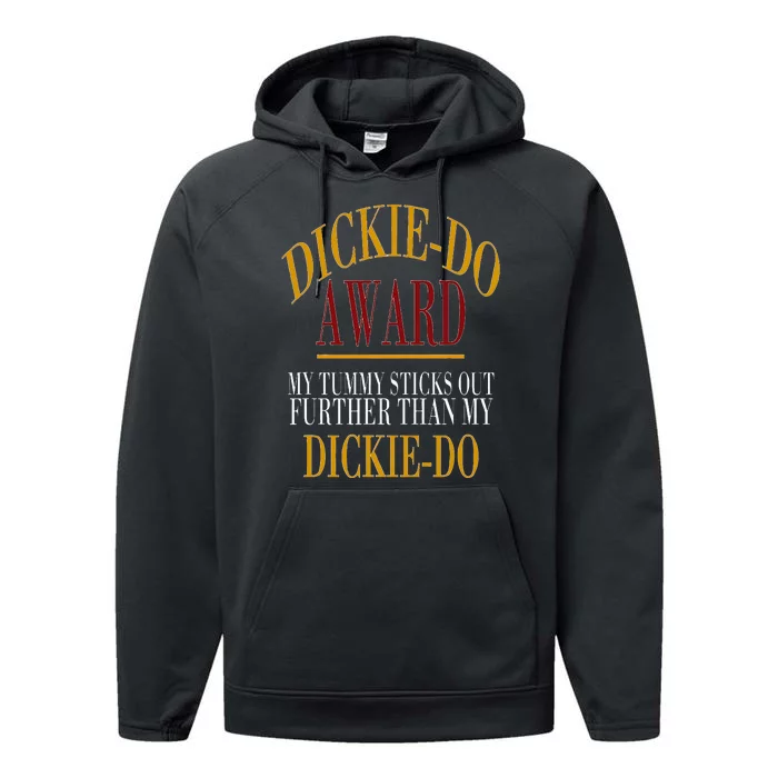 Dickiedo Award My Tummy Sticks Out Further Than Performance Fleece Hoodie