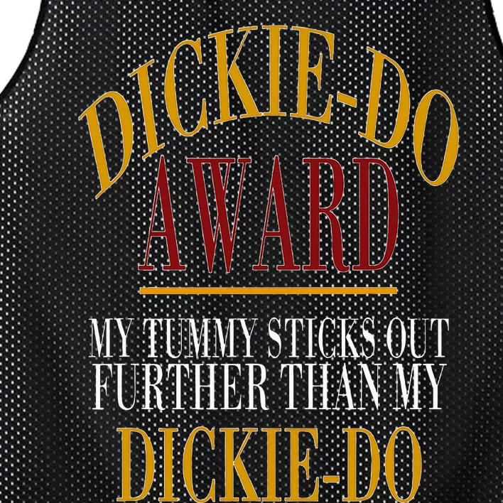 Dickiedo Award My Tummy Sticks Out Further Than Mesh Reversible Basketball Jersey Tank