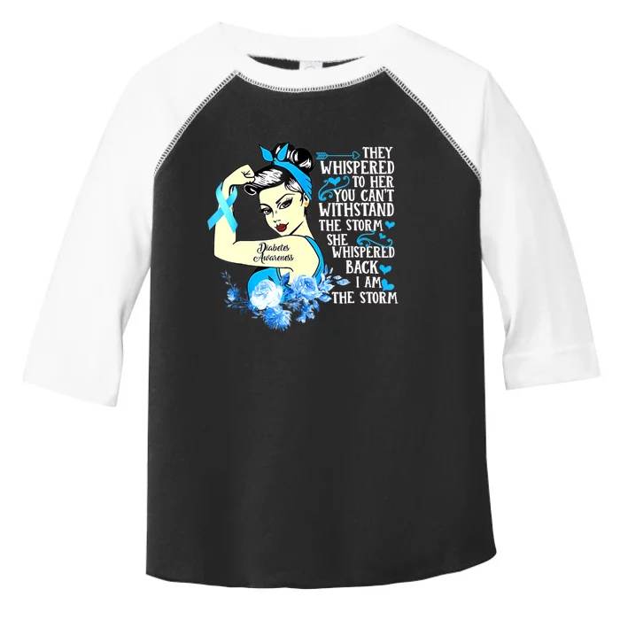 Diabetes Awareness Month For Powerful Warrior Toddler Fine Jersey T-Shirt