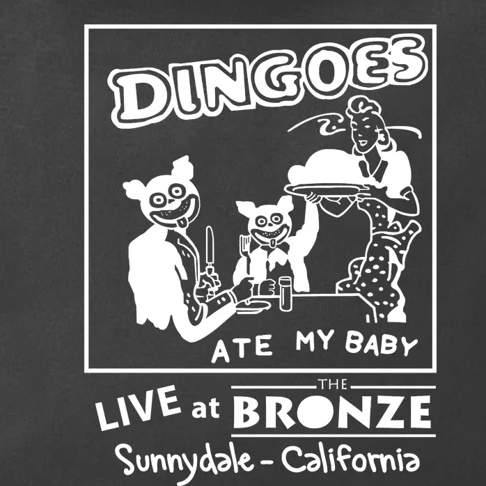 Dingoes Ate My Baby Live At The Bronze Sunnydale California Zip Tote Bag