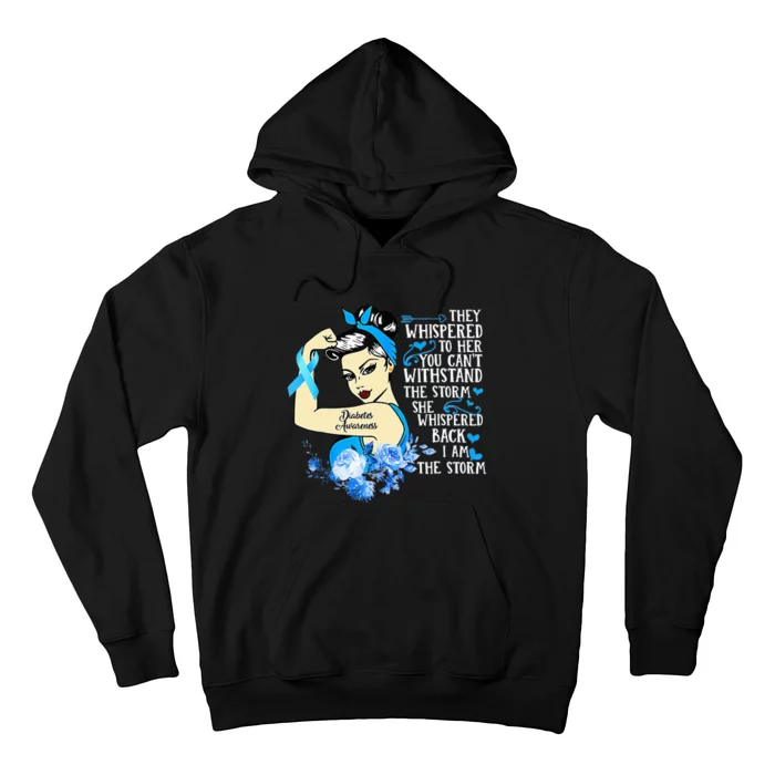 Diabetes Awareness Month For Powerful Warrior Hoodie