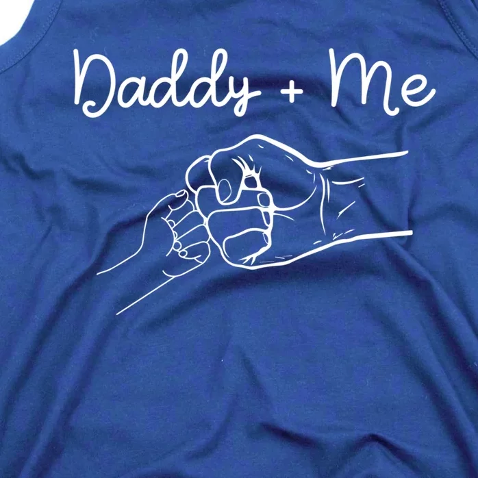 Daddy And Me Best Dad Ever Fist Bump Funny Fathers Day Gift Tank Top