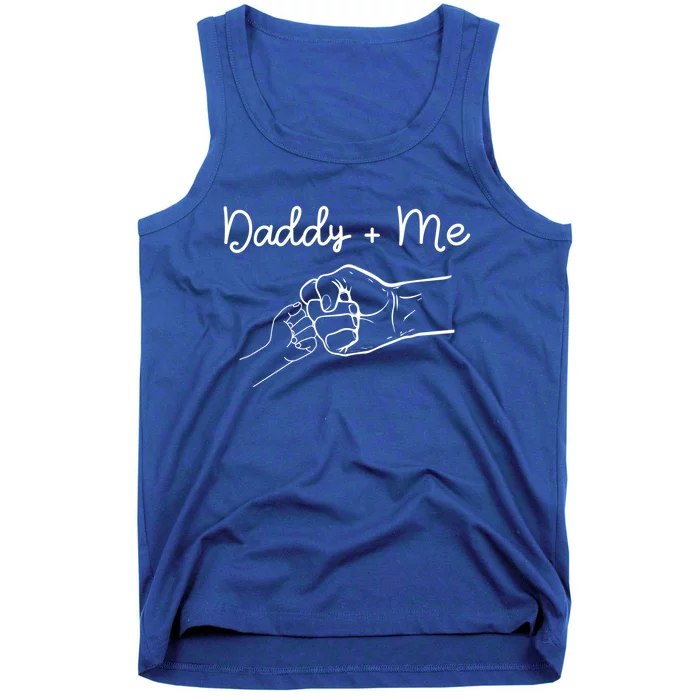 Daddy And Me Best Dad Ever Fist Bump Funny Fathers Day Gift Tank Top