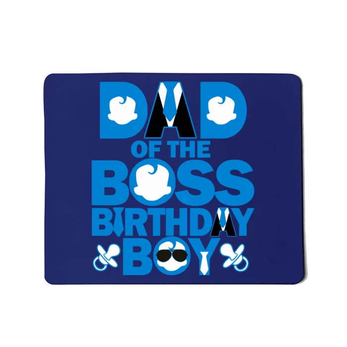 Dad And Mom Boss Birthday Boy Baby Family Decorations Mousepad