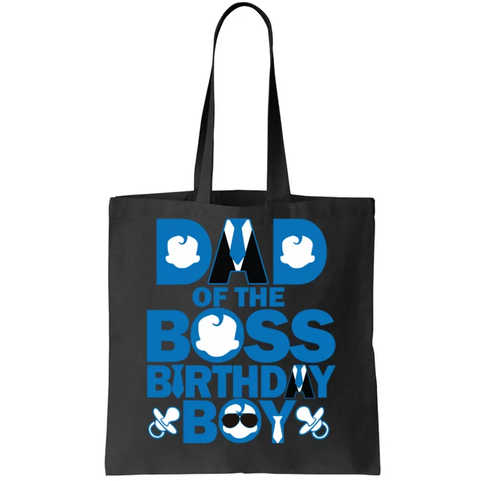 Dad And Mom Boss Birthday Boy Baby Family Decorations Tote Bag