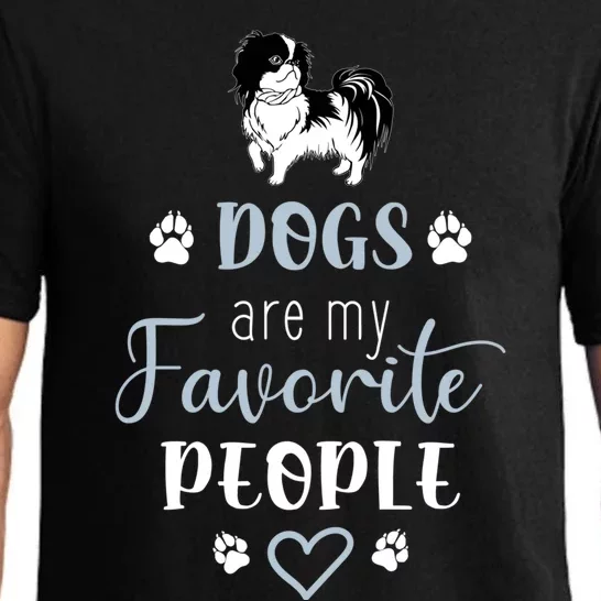 Dogs Are My Favorite People Shih Tzu Meaningful Gift Pajama Set