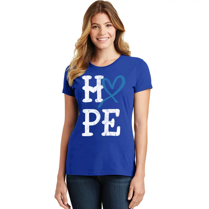 Diabetes Awareness Month Hope Vintage T1 T2 Cute Gift Women's T-Shirt