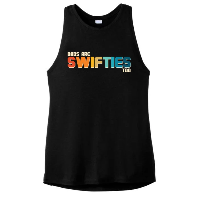 Dads Are Music Fans Too Ladies Tri-Blend Wicking Tank