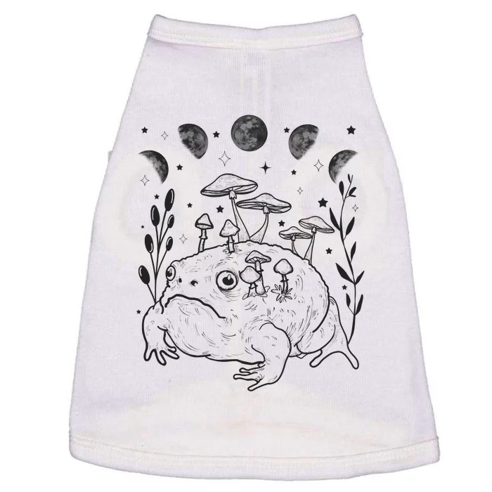 Dark Academia Moon Witchy Goblincore Aesthetic Frog Doggie Tank