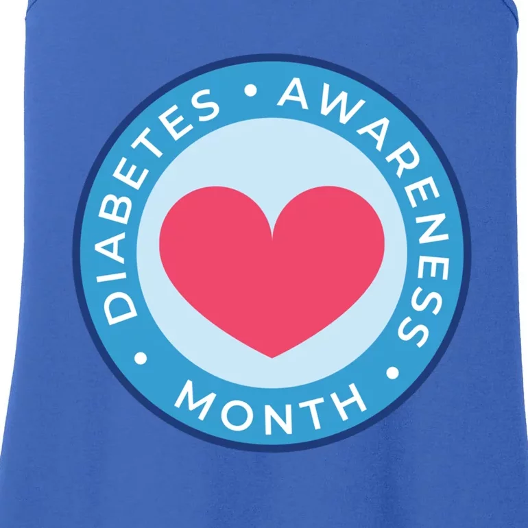 Diabetes Awareness Month Great Gift Heart Gift Ladies Essential Tank