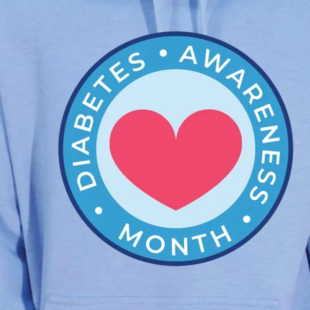 Diabetes Awareness Month Great Gift Heart Gift Unisex Surf Hoodie