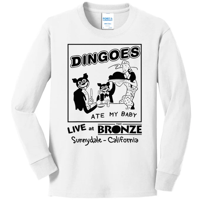 Dingoes Ate My Baby Kids Long Sleeve Shirt