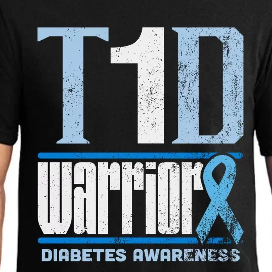 Diabetes Awareness Month T1d Diabetes Warrior Cute Gift Pajama Set