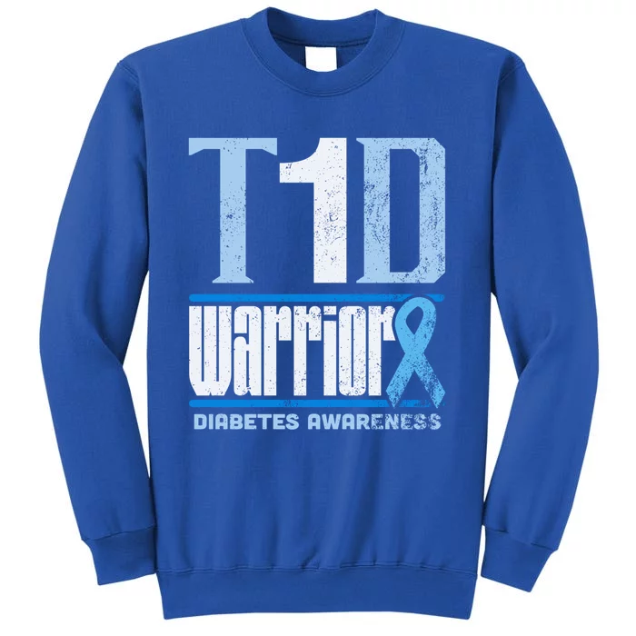 Diabetes Awareness Month T1d Diabetes Warrior Cute Gift Sweatshirt