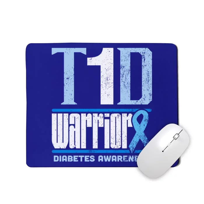 Diabetes Awareness Month T1d Diabetes Warrior Cute Gift Mousepad