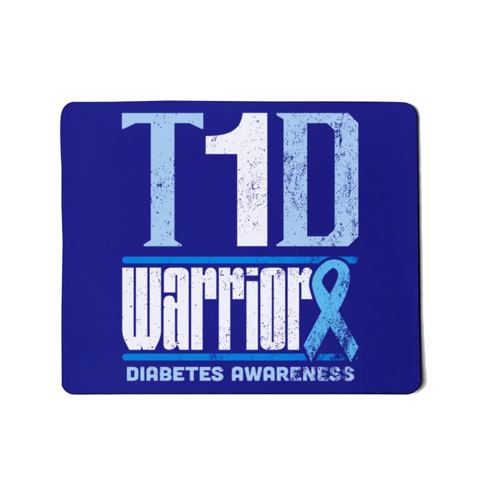 Diabetes Awareness Month T1d Diabetes Warrior Cute Gift Mousepad