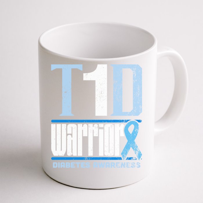 Diabetes Awareness Month T1d Diabetes Warrior Cute Gift Front & Back Coffee Mug