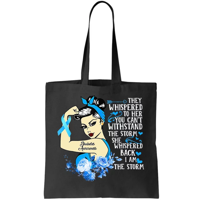 Diabetes Awareness Month For Powerful Warrior Tote Bag