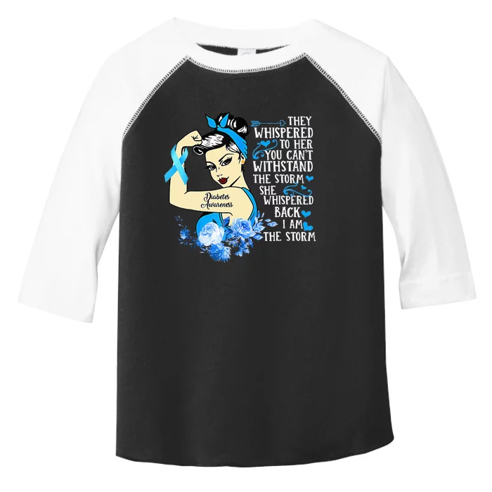 Diabetes Awareness Month For Powerful Warrior Toddler Fine Jersey T-Shirt