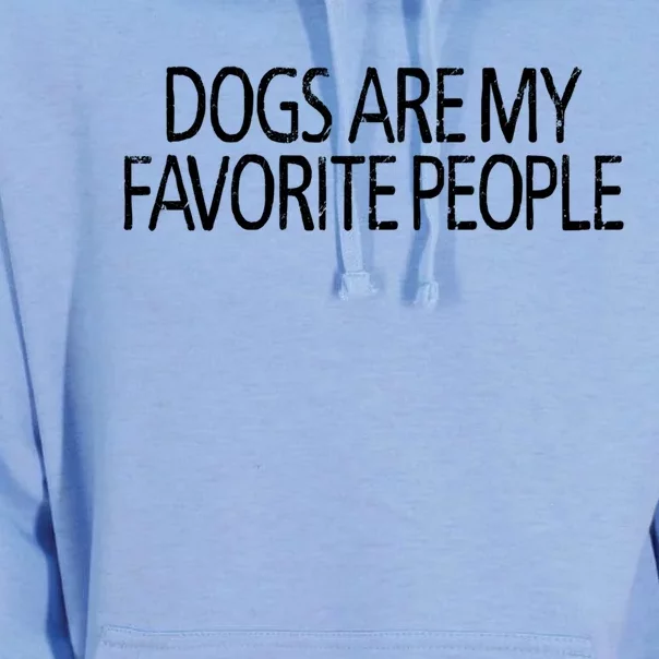 Dogs Are My Favorite People Cute Gift Unisex Surf Hoodie