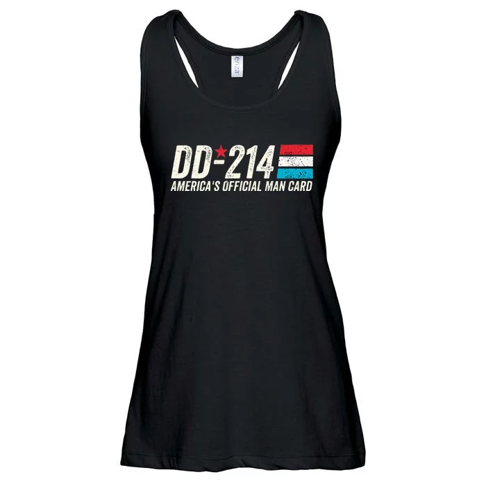 Dd214 Americas Man Card Ladies Essential Flowy Tank