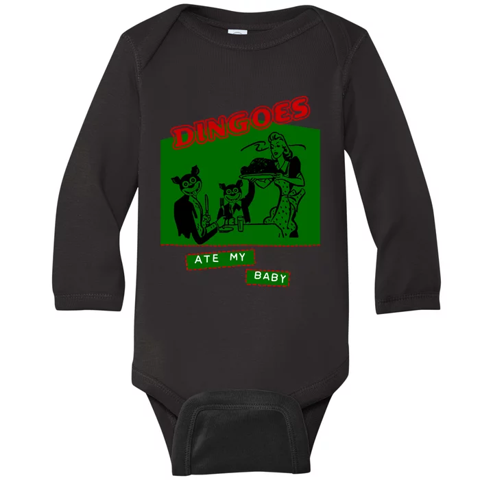 Dingoes Ate My Ba Baby Long Sleeve Bodysuit