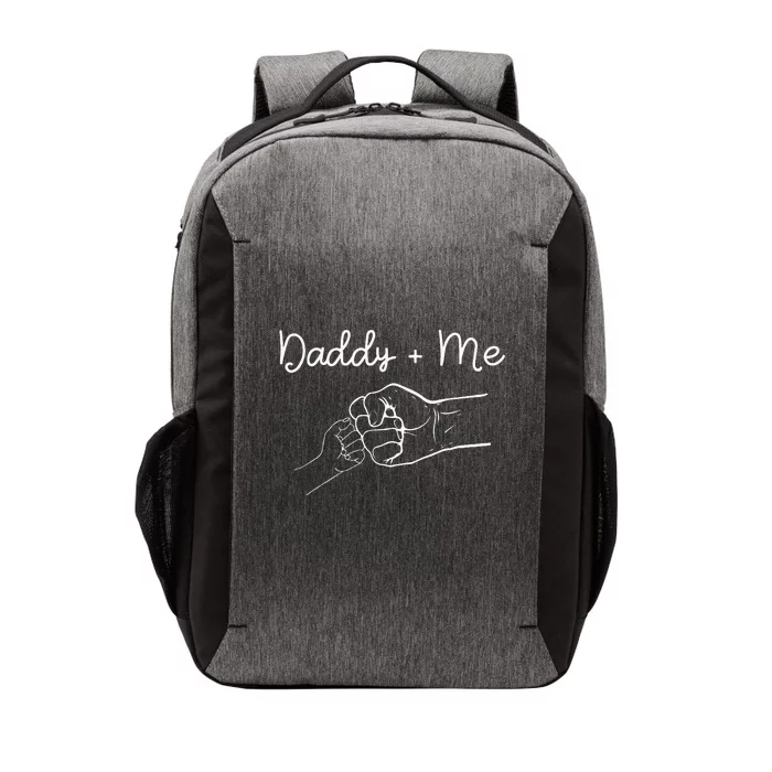 Daddy And Me Best Dad Ever Fist Bump Funny Fathers Day Vector Backpack