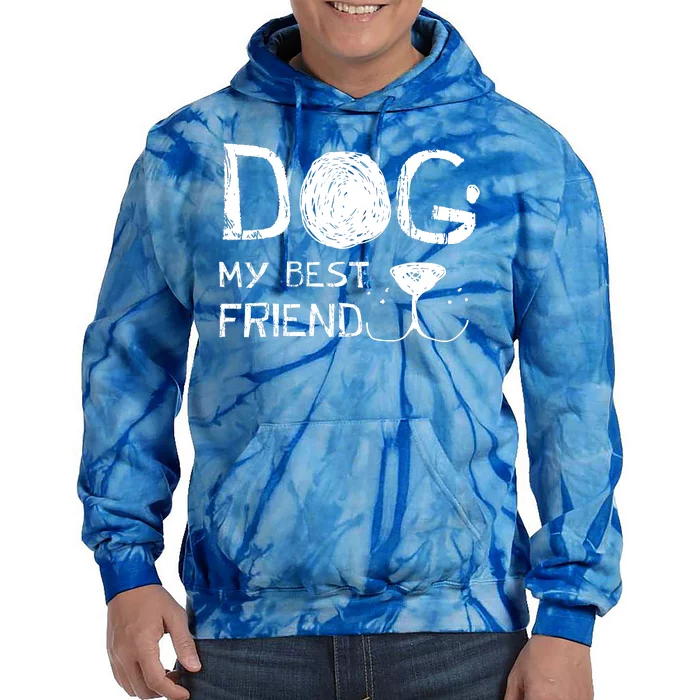 Dogs Are My Best Friend Tie Dye Hoodie