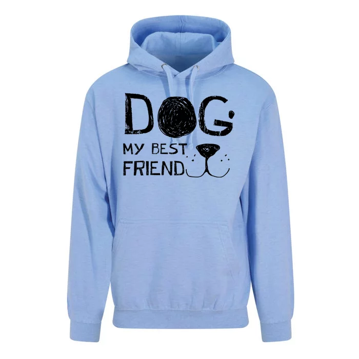 Dogs Are My Best Friend Unisex Surf Hoodie